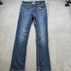 BKE Denim Jake Straight Leg Jeans Mens 31L 31x33 Blue Wash